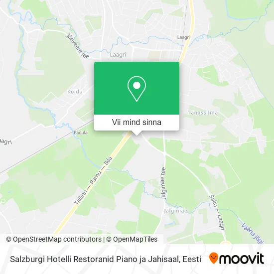 Salzburgi Hotelli Restoranid Piano ja Jahisaal kaart