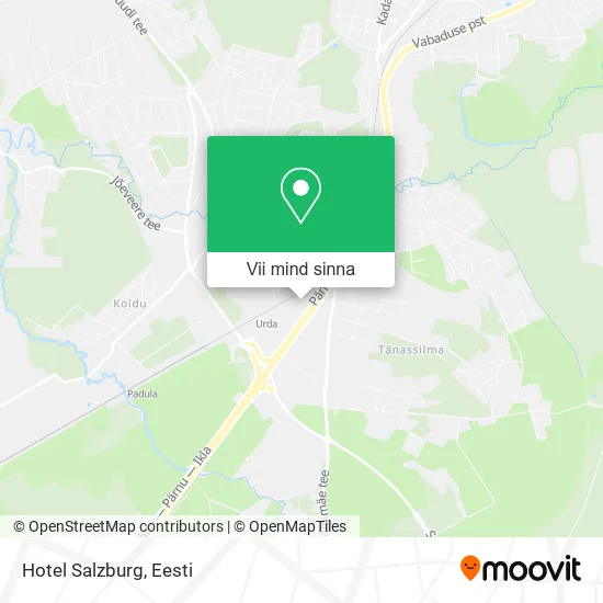 Hotel Salzburg kaart