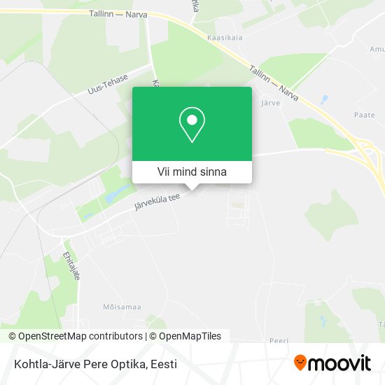 Kohtla-Järve Pere Optika kaart