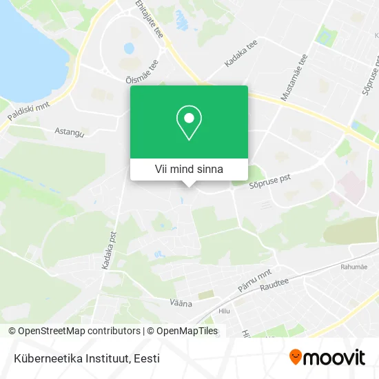 Küberneetika Instituut kaart