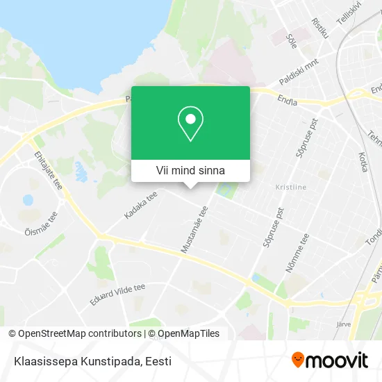 Klaasissepa Kunstipada kaart