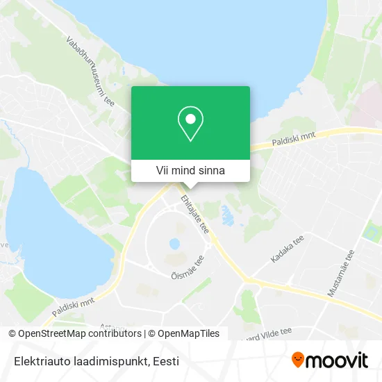 Elektriauto laadimispunkt kaart