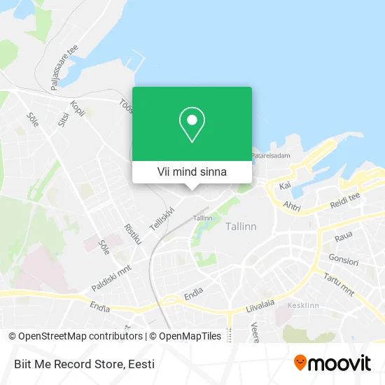 Biit Me Record Store kaart