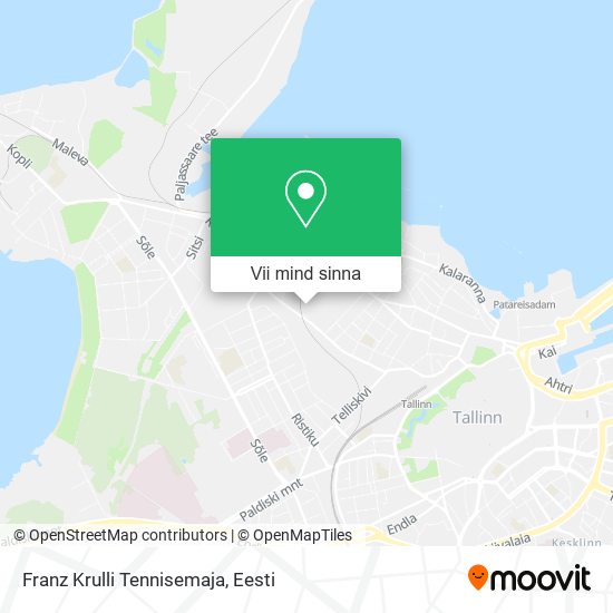 Franz Krulli Tennisemaja kaart