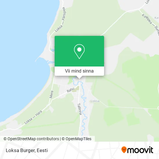 Loksa Burger kaart