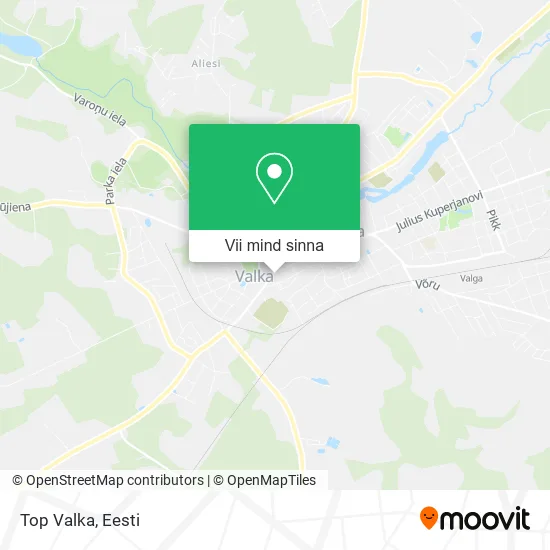 Top Valka kaart