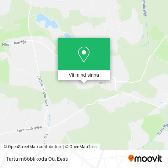 Tartu mööblikoda Oü kaart