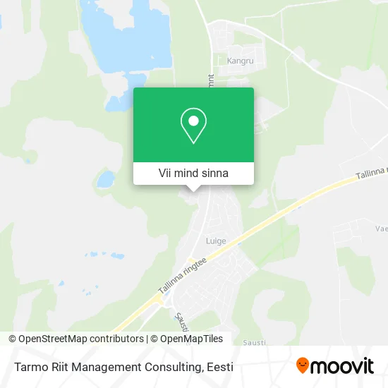Tarmo Riit Management Consulting kaart