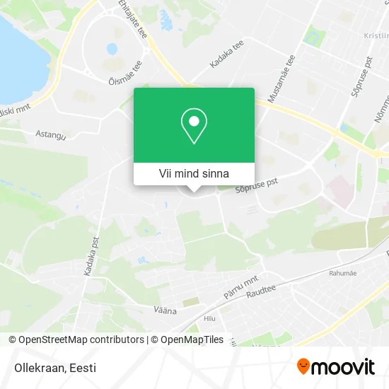 Ollekraan kaart