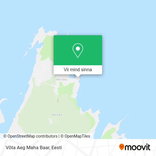 Võta Aeg Maha Baar kaart