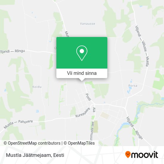 Mustla Jäätmejaam kaart