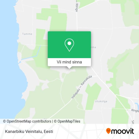 Kanarbiku Veinitalu kaart