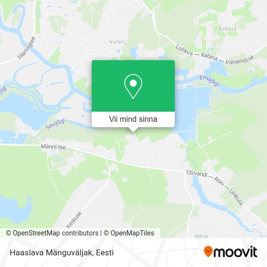 Haaslava Mänguväljak kaart
