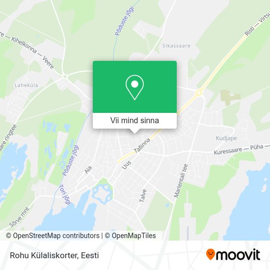Rohu Külaliskorter kaart