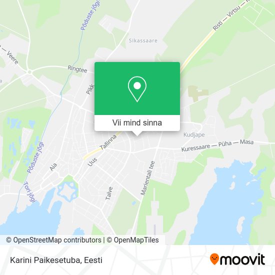 Karini Paikesetuba kaart