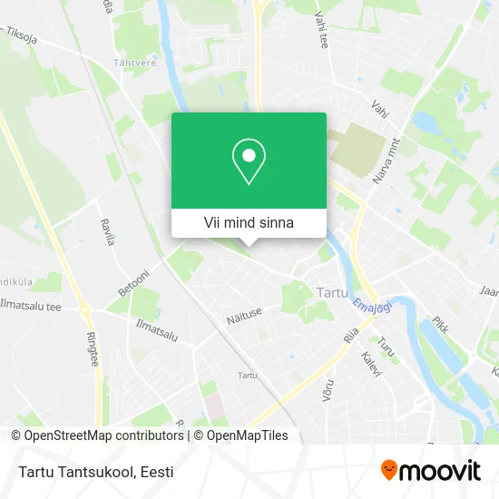 Tartu Tantsukool kaart