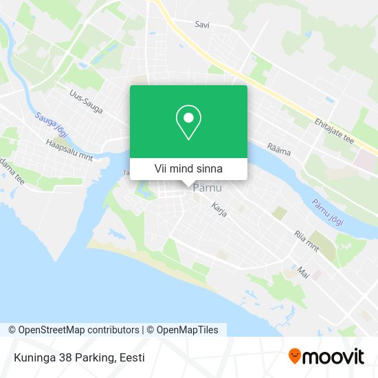 Kuninga 38 Parking kaart