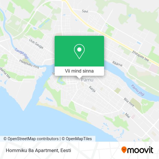 Hommiku 8a Apartment kaart