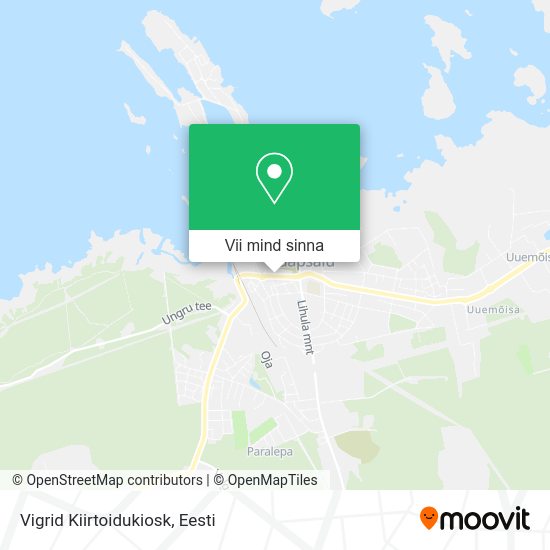 Vigrid Kiirtoidukiosk kaart