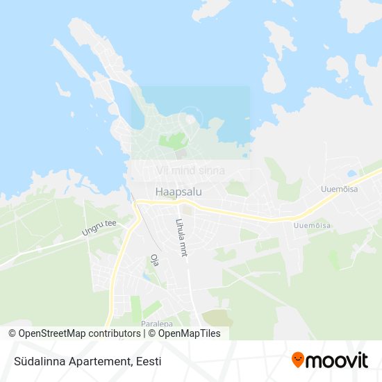 Südalinna Apartement kaart