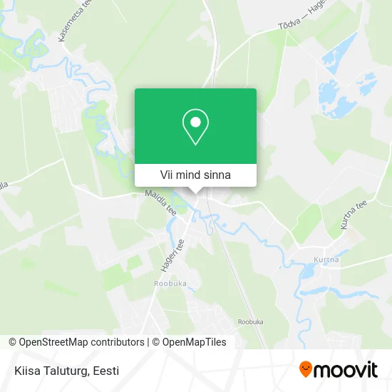 Kiisa Taluturg kaart