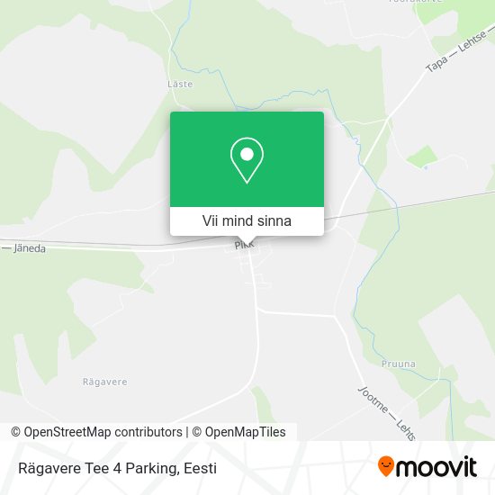 Rägavere Tee 4 Parking kaart