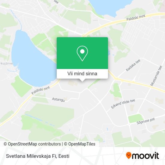 Svetlana Milevskaja Fi kaart