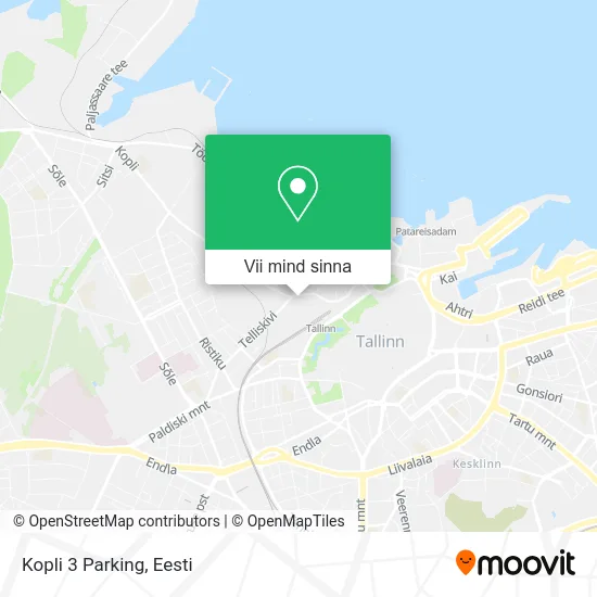 Kopli 3 Parking kaart