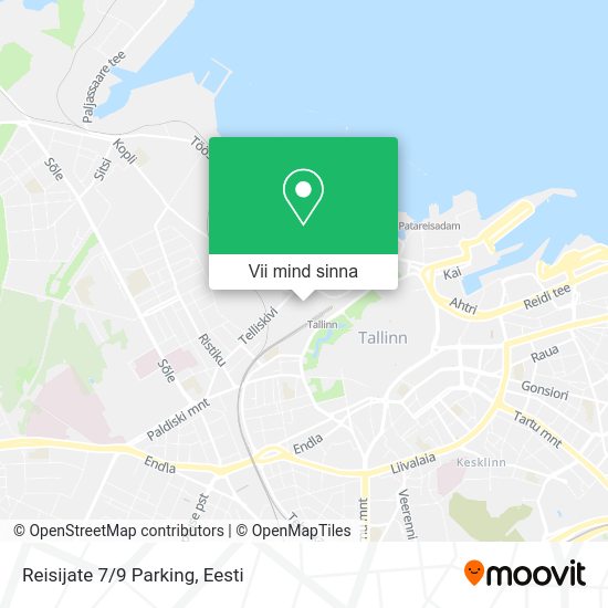 Reisijate 7/9 Parking kaart