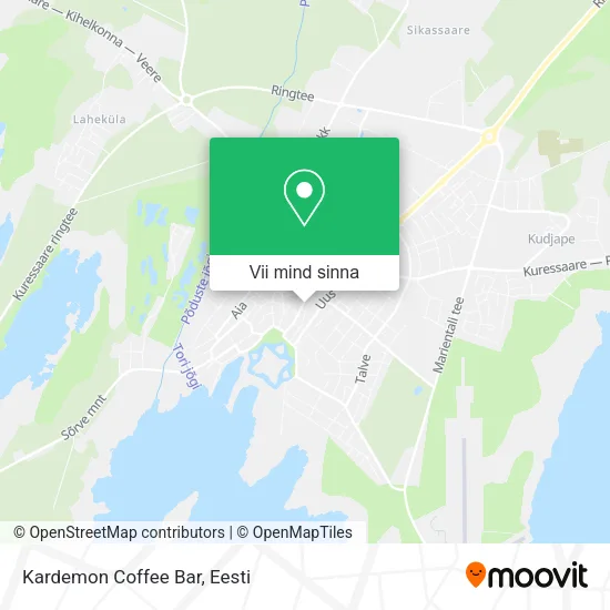 Kardemon Coffee Bar kaart