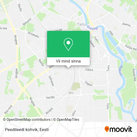 Peedileedi kohvik kaart