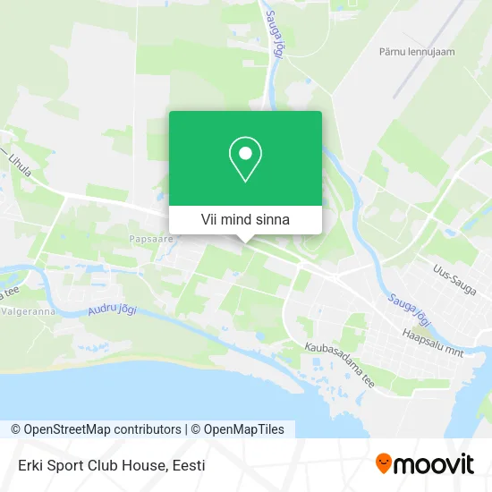 Erki Sport Club House kaart