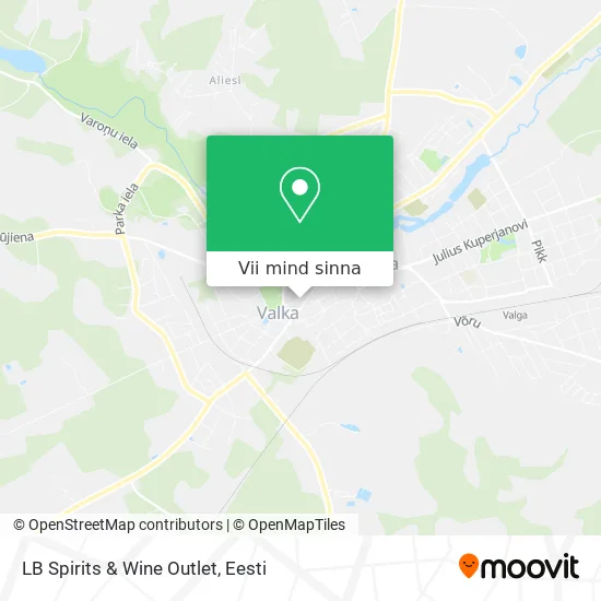 LB Spirits & Wine Outlet kaart