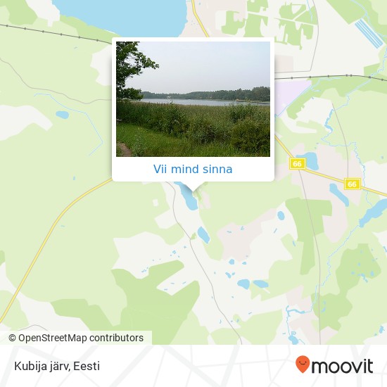 Kubija järv kaart