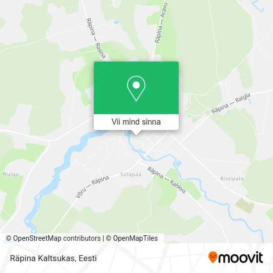 Räpina Kaltsukas kaart