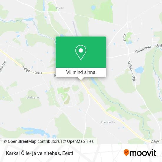 Karksi Õlle- ja veinitehas kaart