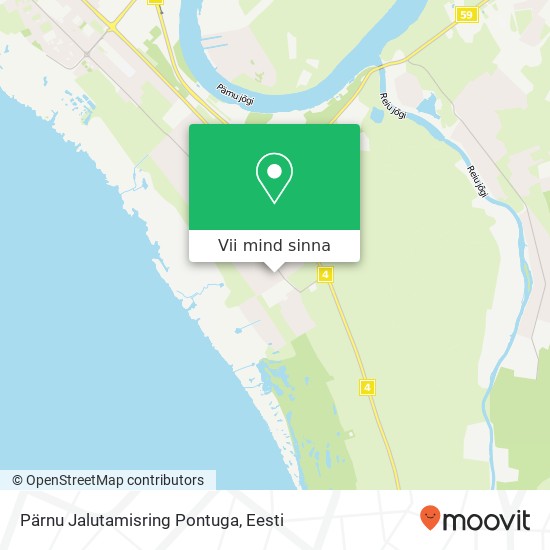 Pärnu Jalutamisring Pontuga kaart