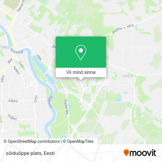 sõiduõppe plats kaart