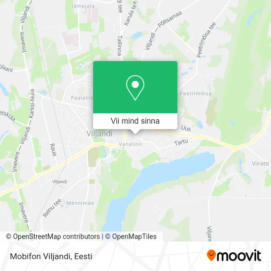 Mobifon Viljandi kaart