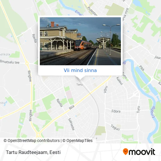 Tartu Raudteejaam kaart