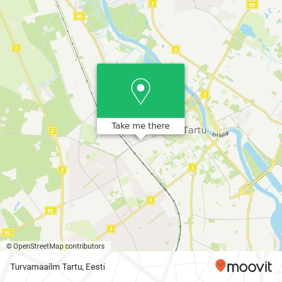 Turvamaailm Tartu kaart