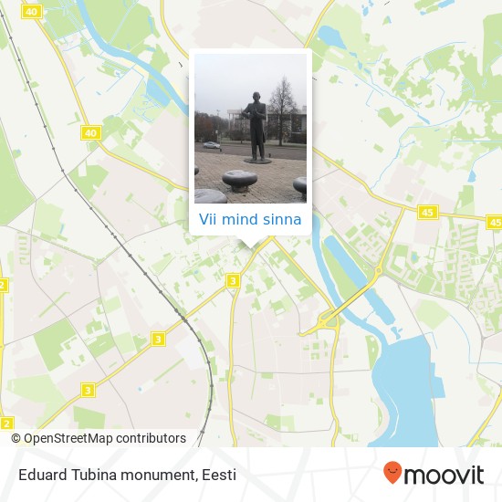 Eduard Tubina monument kaart