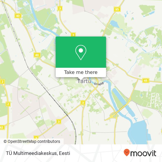 TÜ Multimeediakeskus kaart