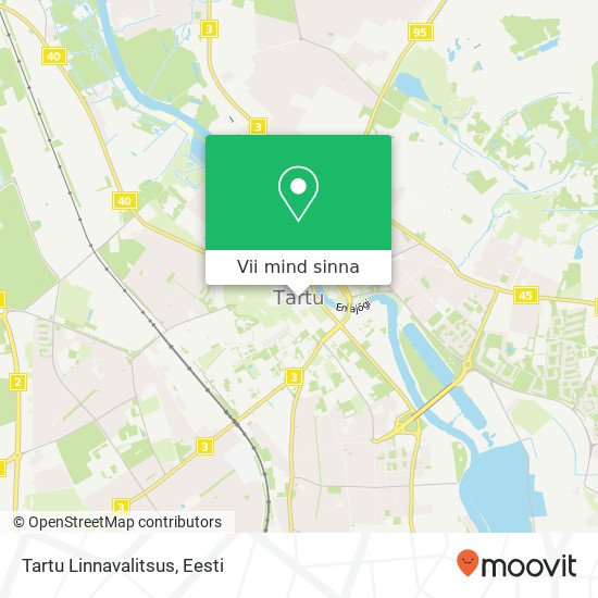 Tartu Linnavalitsus kaart