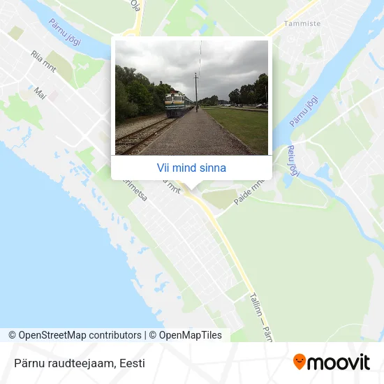 Pärnu raudteejaam kaart