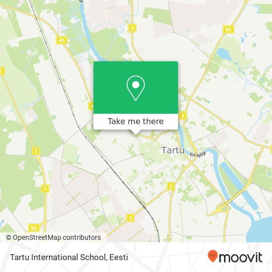 Tartu International School kaart