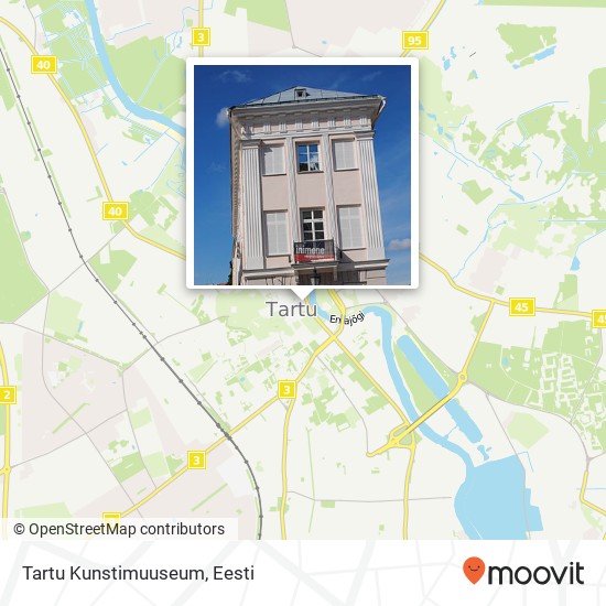 Tartu Kunstimuuseum kaart