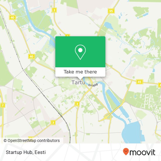 Startup Hub kaart