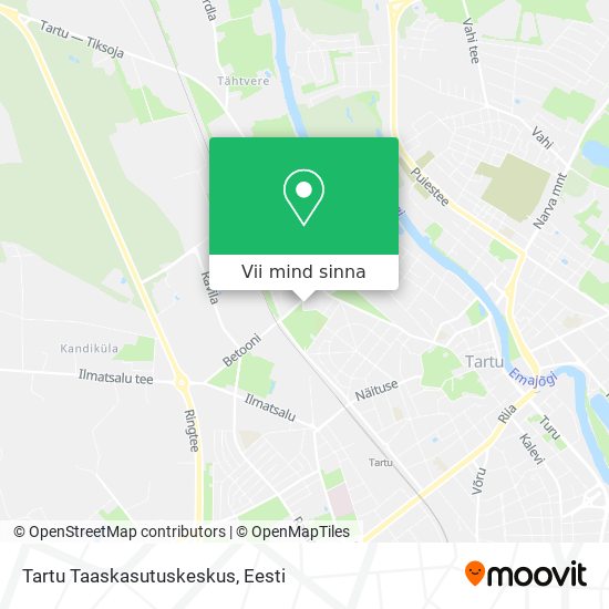 Tartu Taaskasutuskeskus kaart