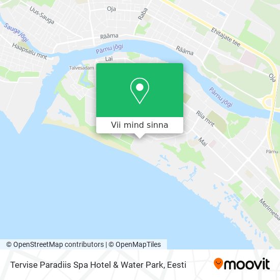 Tervise Paradiis Spa Hotel  & Water Park kaart